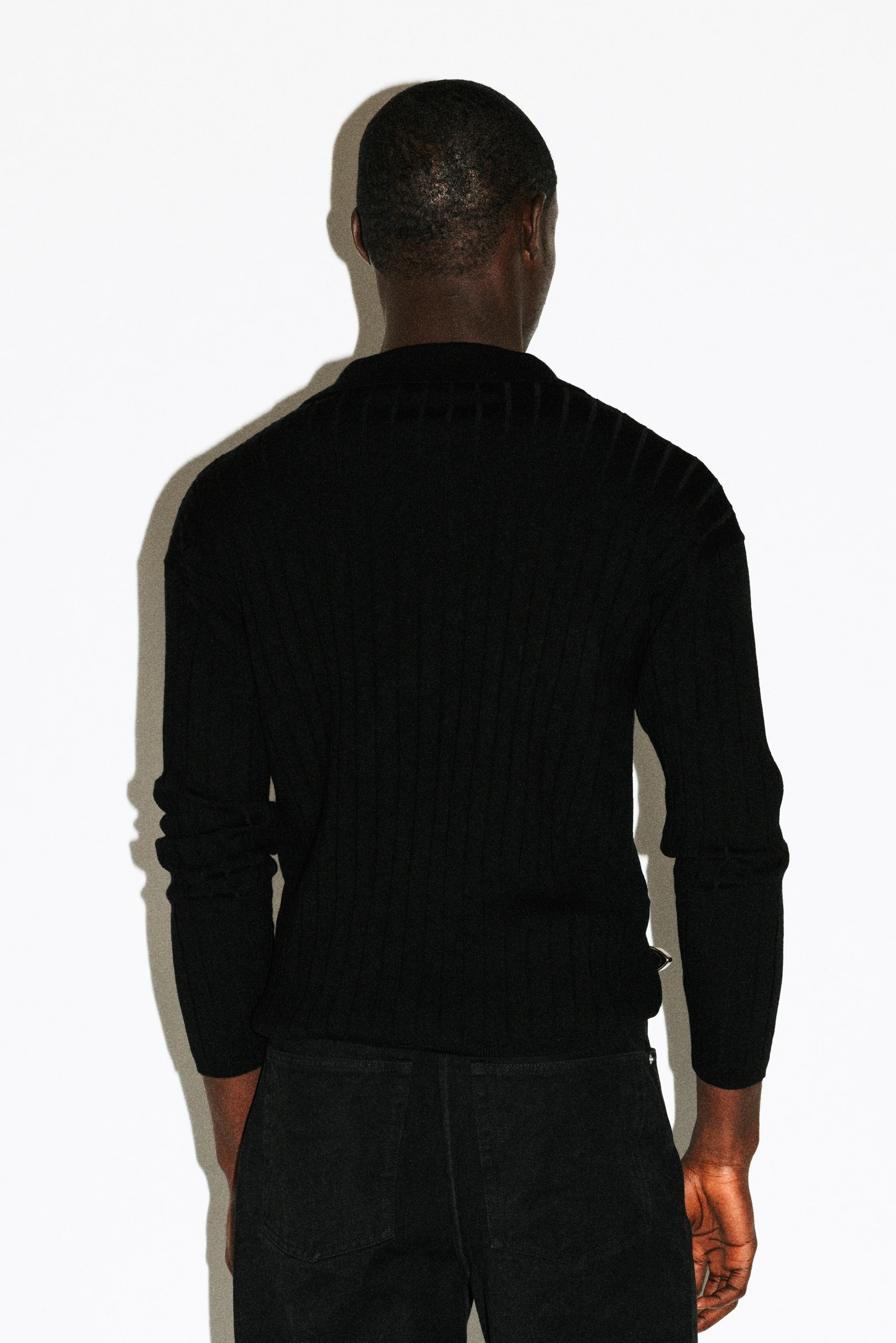 Vista Ribbed Wool Polo - Image 5