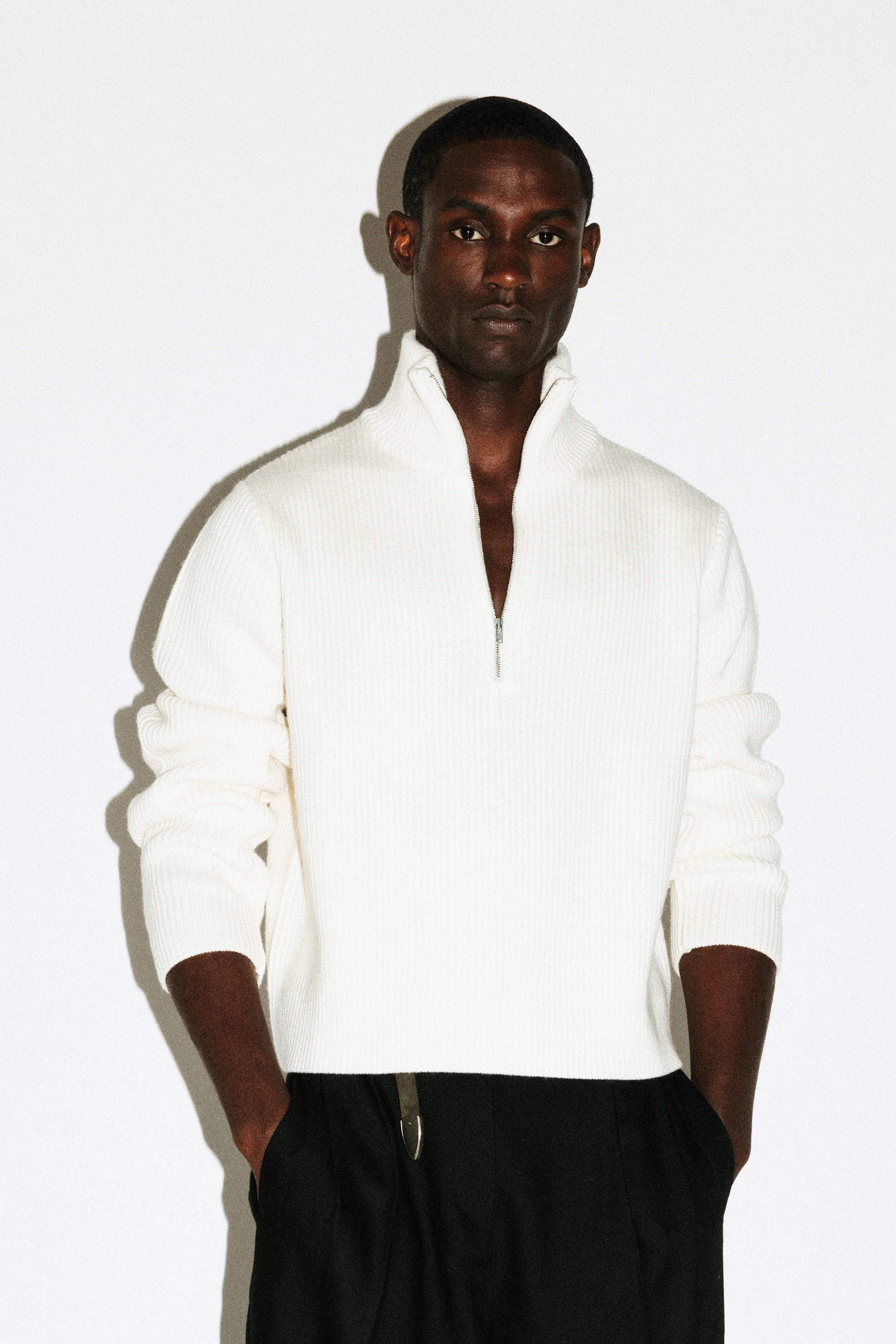 Walden Chunky Half-Zip Wool Sweater - Image 6