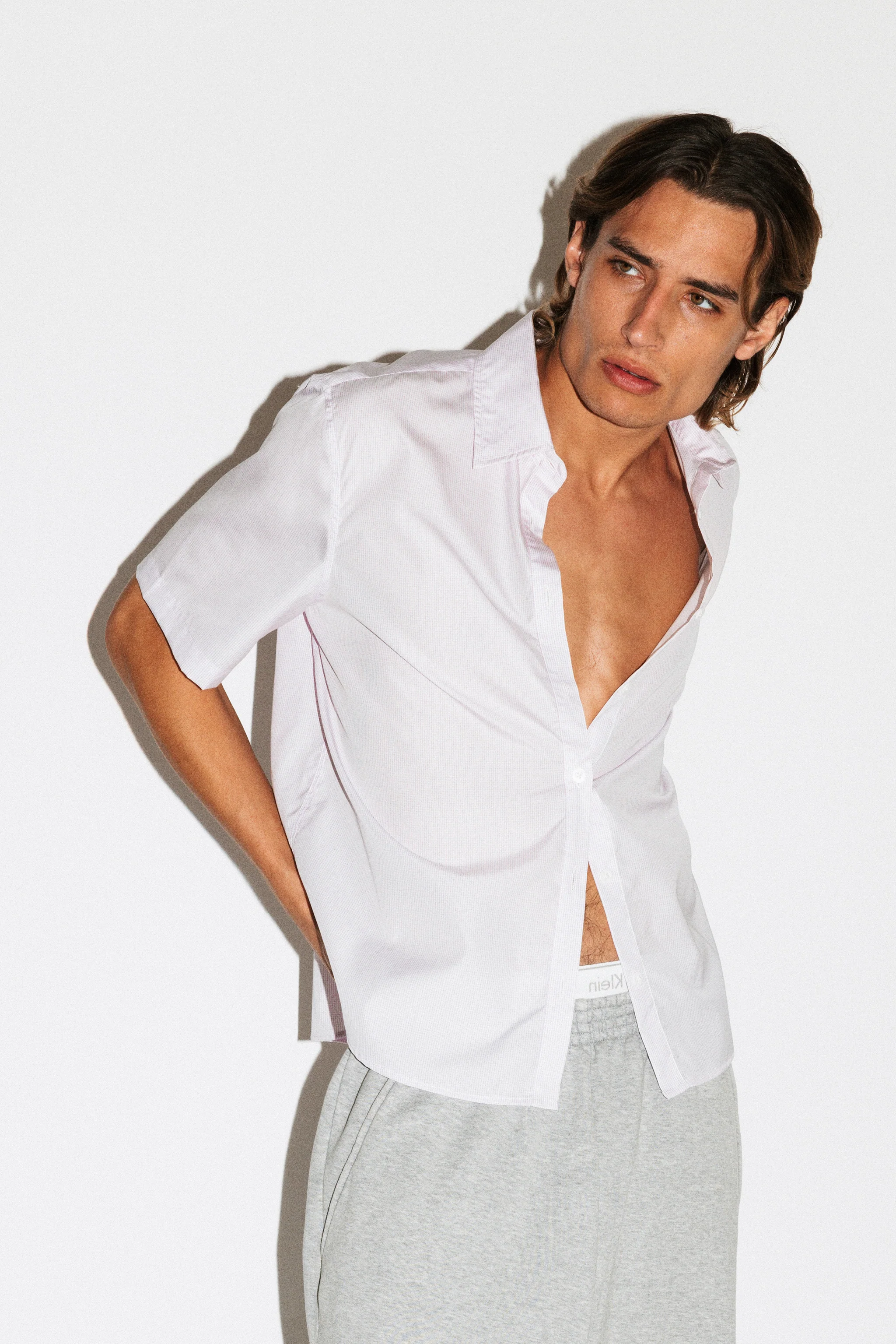Zephyr Boxy Short-Sleeve Button Up Shirt - Image 12
