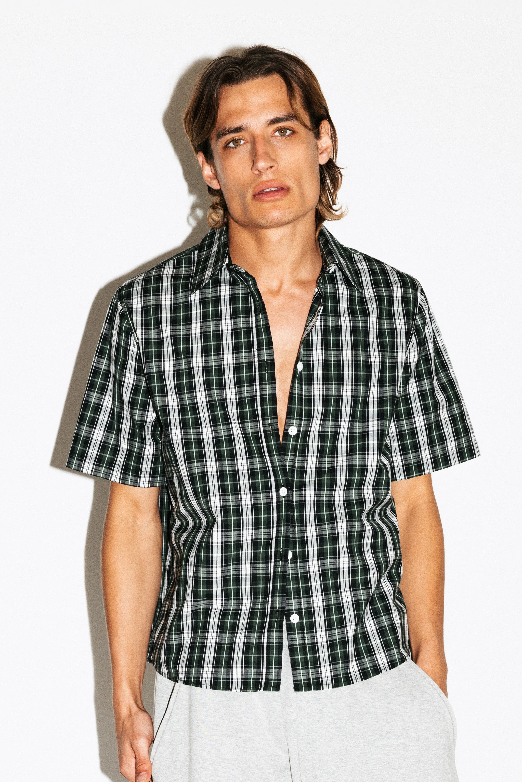 Zephyr Boxy Short-Sleeve Button Up Shirt - Image 6